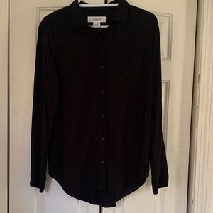 Workshop Republic Clothing Men's Dark Button-Down Shirt